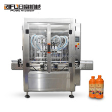 China factory price cosmetics cream paste sauce jam honey liquid soap detergent shampoo jar bottle automatic filling machine